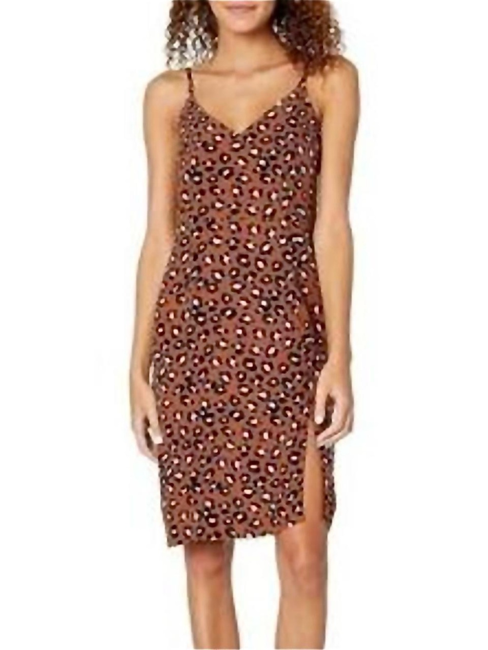 Sanctuary Leopard Print Slip Dress Women’s Size 10 Midi Dress Trendy